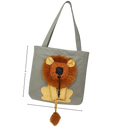 Soft & Breathable Lion Cat Bag