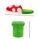 Soft Plush Mario Piranha Plant Slippers