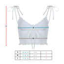 Soft Stylish Lace Trim Crop Top