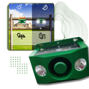 Solar Motion-Activated Animal Repellent