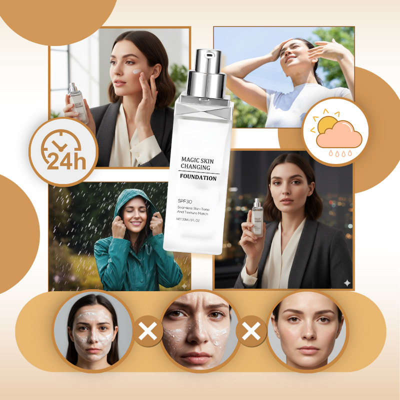 SPF 30 Color Changing Foundation