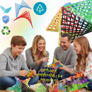 STEM Boosting Hyperbolic Tiles