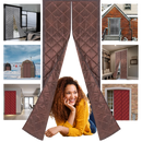 Stylish Thermal Efficient Door Curtain