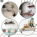 Stylish Wall Mounted Folding Table