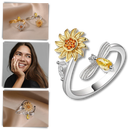 Sunflower Spinner Ring