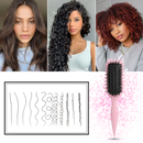 Tangle-Free Curl Defining Brush