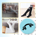 Toe Reinforced Women's Thigh High Socks