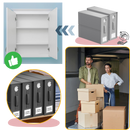 Transparent Window Sheet Cube Organizer