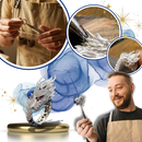 Unique Handmade Silver Dragon Ring