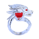 Unique Handmade Silver Dragon Ring