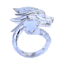 Unique Handmade Silver Dragon Ring