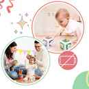 Vibrant 6 in 1 Busy Cube Sensory Toy