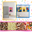 Wall-Mounted Candy Frame Dispenser