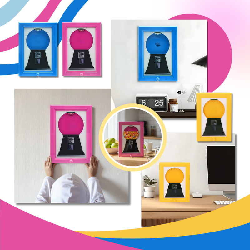 Wall-Mounted Candy Frame Dispenser
