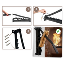 Wall-Mounted Firewood Kindling Splitter