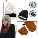 Warm Knit Satin Lined Beanie