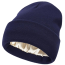 Warm Knit Satin Lined Beanie
