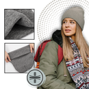 Warm Knit Satin Lined Beanie