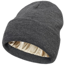 Warm Knit Satin Lined Beanie