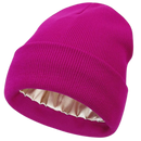 Warm Knit Satin Lined Beanie