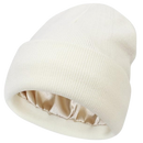 Warm Knit Satin Lined Beanie