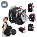 Waterproof USB Charging Travel Rucksack